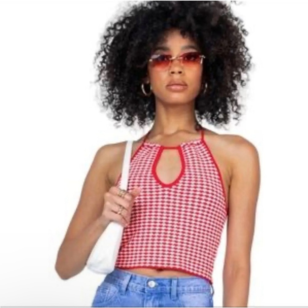 ZARA knit halter top .